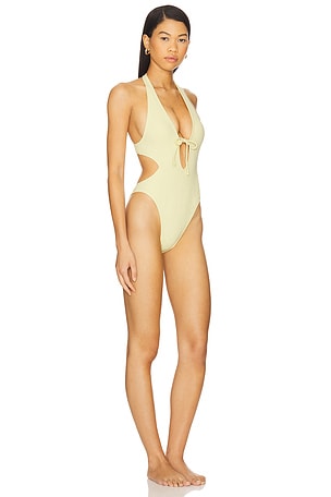 GIGI C Megan One Piece Swimsuit in Yellow