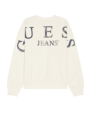 Back Macro Logo Sweatshirt Guess Jeans