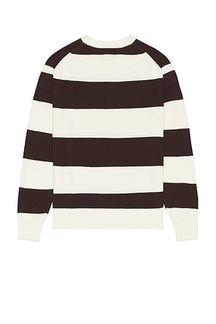 Guess Jeans Striped Sweater in White