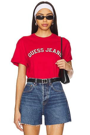 Short Sleeve Collegiate Tee Guess Jeans