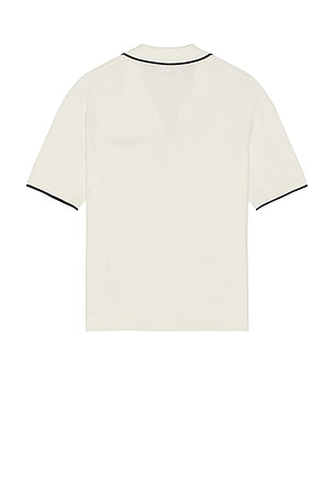 Guess Jeans Knit Button Down Shirt in Beige