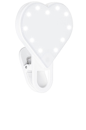Riki Sweetheart Selfie Light And Touch Up Mirror GLAMCOR
