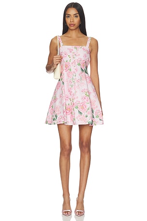 Whitney Floral Linen Dress Generation Love