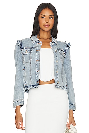 Top more than 207 cropped ripped denim jacket