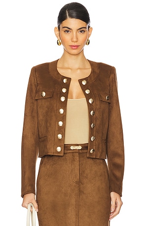 Karson Faux Suede Jacket Generation Love