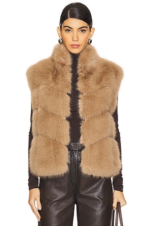 Rosario Faux Fur Vest Generation Love