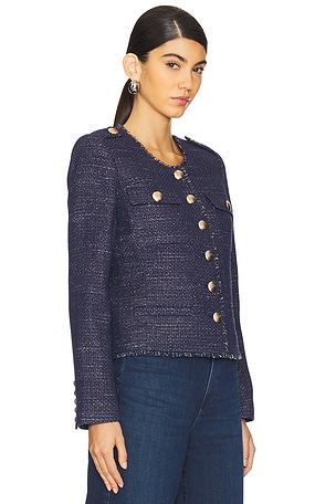 Generation Love Lenna Tweed Jacket in Navy