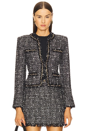 Serena Chain Tweed Blazer Generation Love