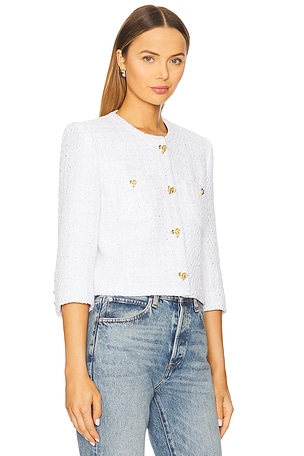 Generation Love Monty Tweed Jacket in White