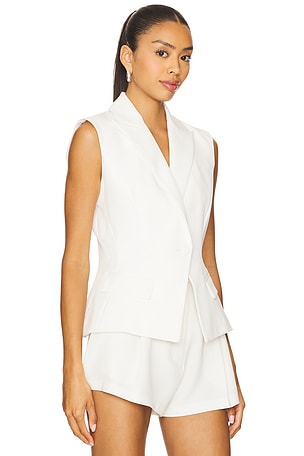 Generation Love Jenna Sleeveless Blazer in White