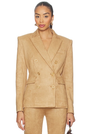 Arielle Faux Suede Blazer Generation Love