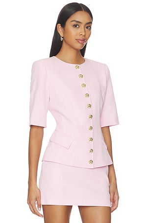 Generation Love Adriana Crepe Jacket in Rose. Size XS. Also