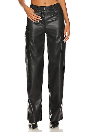 Nate Faux Leather Cargo Pant Generation Love