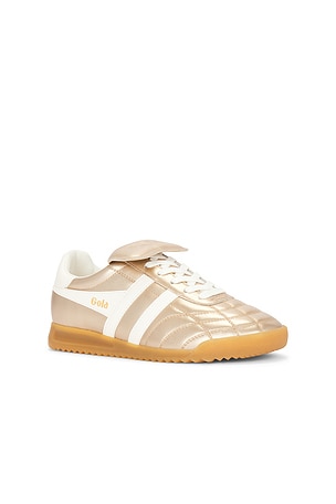 Gola Women's Stadium '86 Sneakers in Metallic Gold