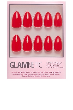 FAUX ONGLES FIERY RED Glamnetic