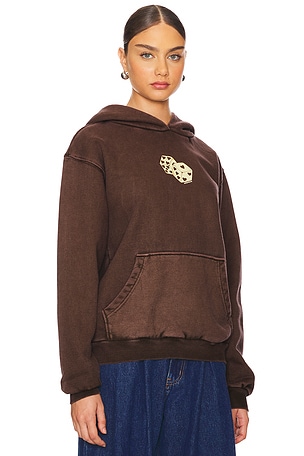 Gothicmochas Gonzo Dice Hoodie in Brown