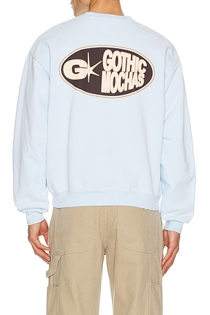 Gothicmochas Pill Crewneck Sweatshirt in Blue