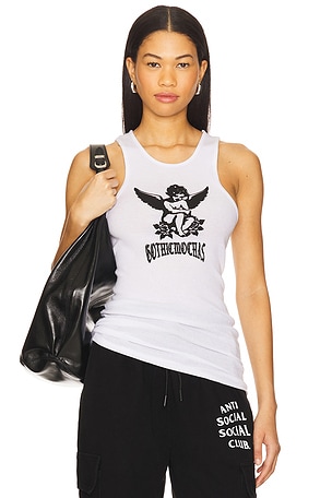 Angel 2.0 Ribbed Tank Gothicmochas