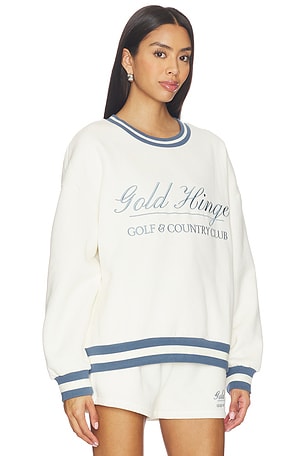 Oro henge sudadera country club en color crema