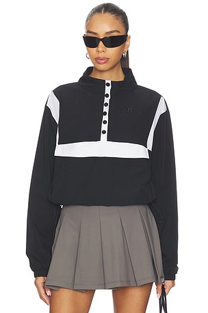 Airglyde Cropped Windbreaker Gold Hinge