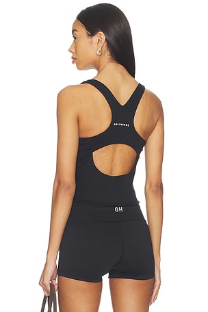 Coresculpt Cut Out Tank Top Gold Hinge