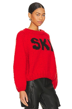 GOGO Sweaters Ski Pullover in Red