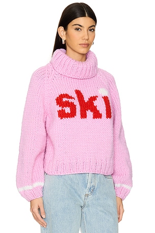 GOGO Sweaters Oui Ski Turtleneck in Pink
