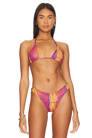 Aya Sustainable Bikini Top, Agua Bendita x Tropic of C