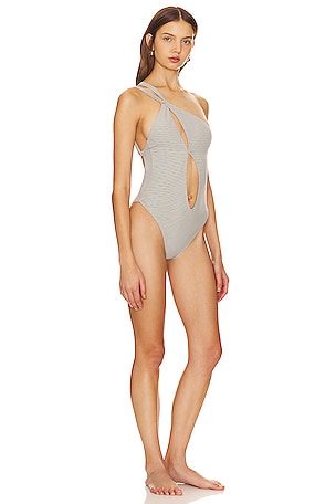 Gonza One Shoulder One Piece in Sage