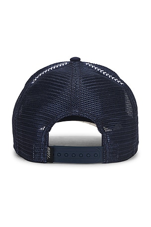 Goorin Brothers The Empire Lion Trucker Hat in Navy