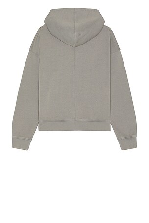 Guess Originals Garment Dyed Zip Up Hoodie in Grey