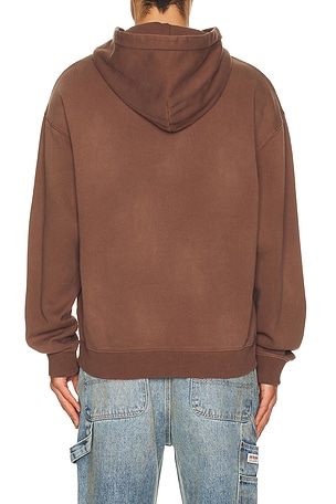 Guess Originals Baker Logo Hoodie in Burgundy. Size XS. Also