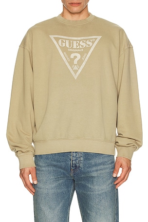Vintage Triangle Crewneck Sweatshirt Guess Originals