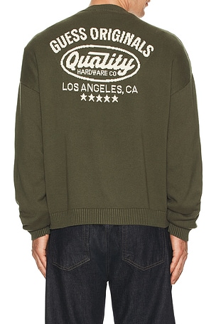 Back Jacquard Sweater Guess Originals