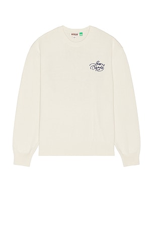 Guess Originals Embellished Sweater in Cream