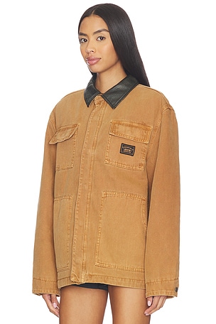 Guess origeN/Als chaqueta tipo camisa filled en color marrón