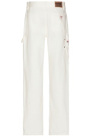 Guess Originals Carpenter Pant in White