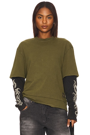 Double Layered Long Sleeve Tee Guess Originals