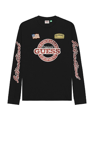 Race Long Sleeve Tee Guess Originals
