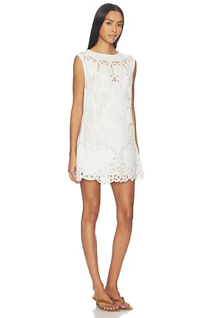 The Great The Picnic Shift Dress in White