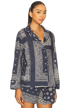 The Great The Pajama Shirt in Navy. Size 3 / L. Also