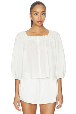 The Eyelet Button Top The Great