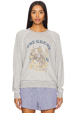 The College Sweatshirt With Rodeo Graphic The Great