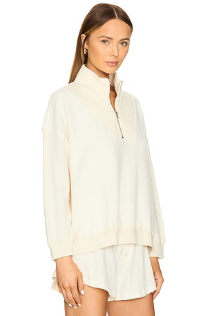The Great The Slouch Trail Sweatshirt in White