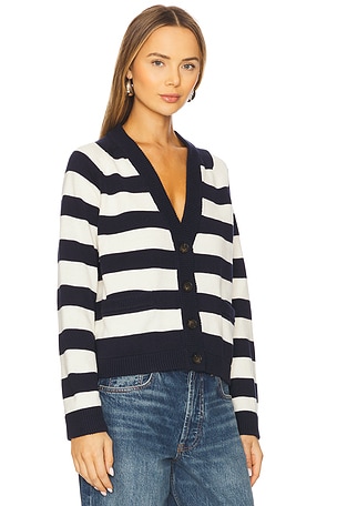 The Great The Varsity Cardigan in Navy