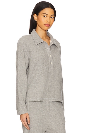 The Great The Rugby Sweatshirt in Grey