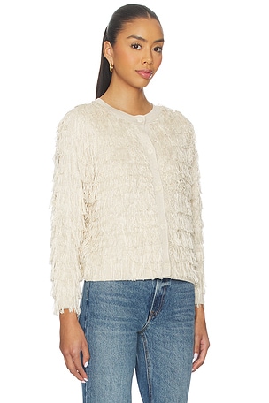 The Great The Fringe Cardigan in Neutral