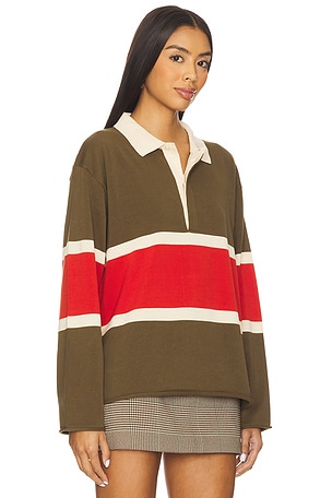 The Great The Rugby Sweater in Olive