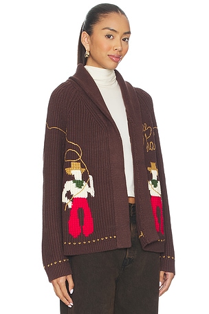 The Great The Lasso Lodge Cardigan in Brown. Size 1 / S. Also