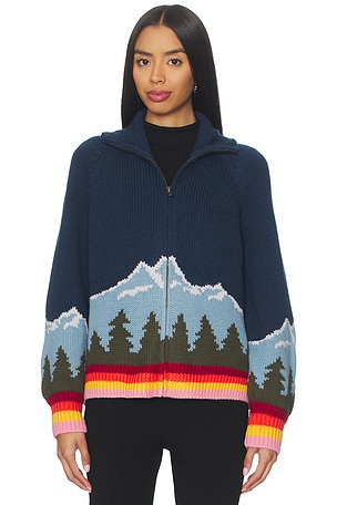 Vista Full Zip Sweater The Great